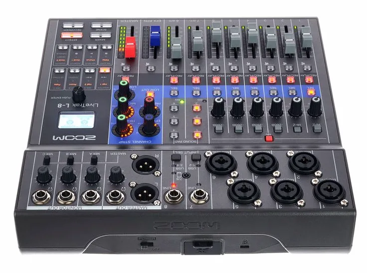 Zoom LiveTrak L-8, vista 4